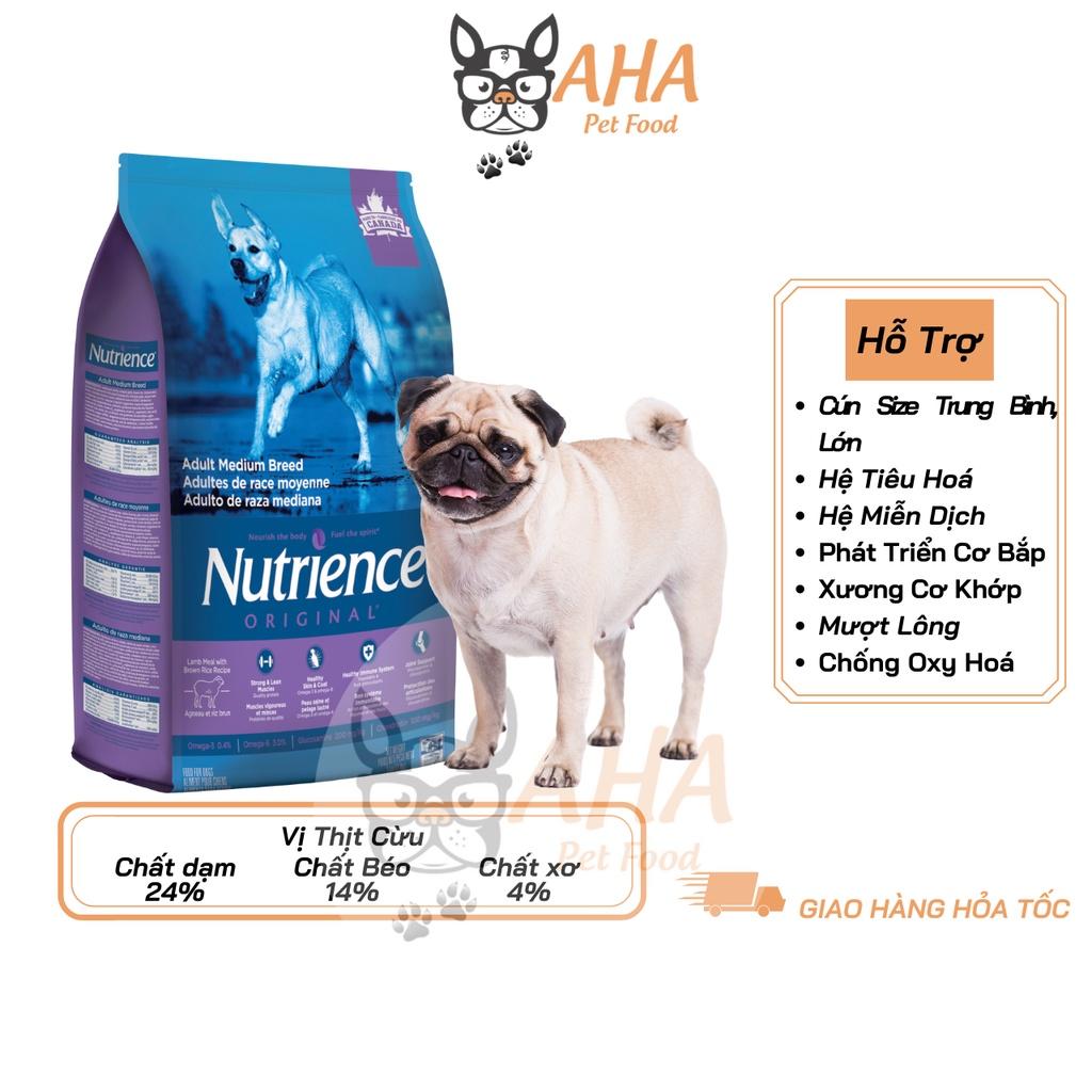 Thức Ăn Cho Chó Pug, Nutrience Original Bao 5kg - Thức Ăn Cho Chó, Vị Thịt Cừu, Rau Củ, Trái Cây