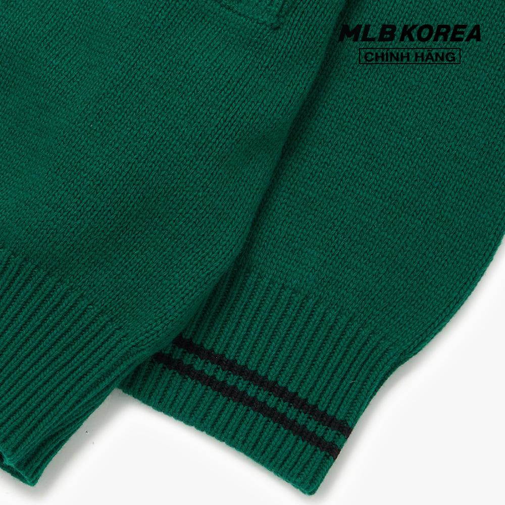 MLB - Áo khoác cardigan phom suông Basic Big Logo 3AKCB0124