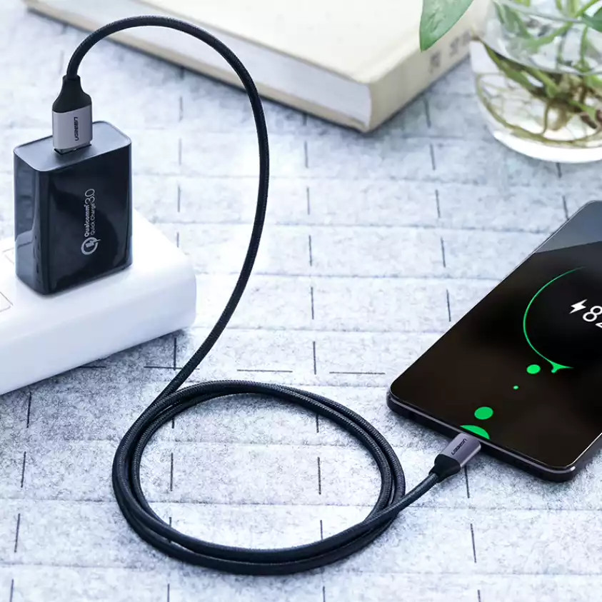 Hình ảnh Cáp sạc nhanh MicroUSB 2.4A UGREEN US290 - Hàng Chính Hãng