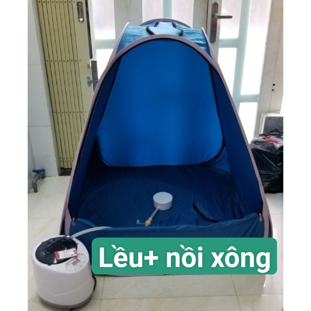 Nồi xông hơi 3 lít + lều tam giác tự bung cao cấp