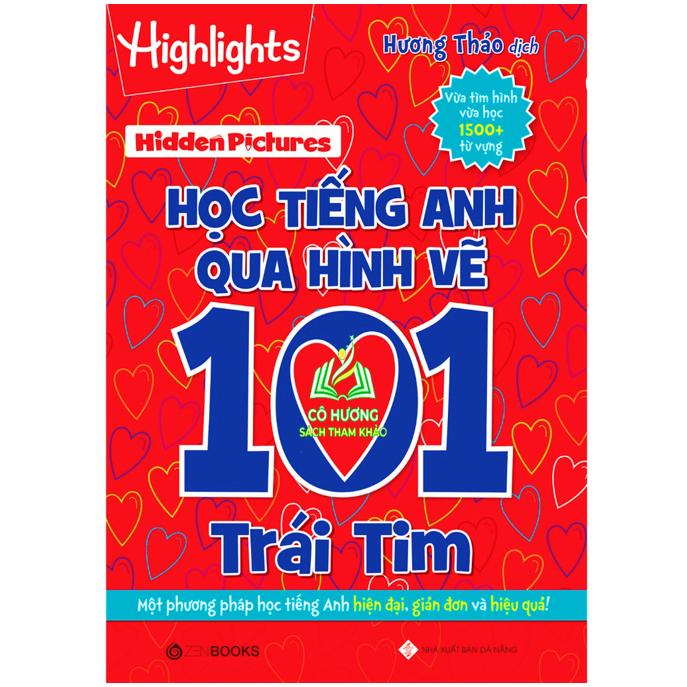 Sách - Hidden Pictures – Học Tiếng Anh Qua Hình Vẽ 101 Trái Tim