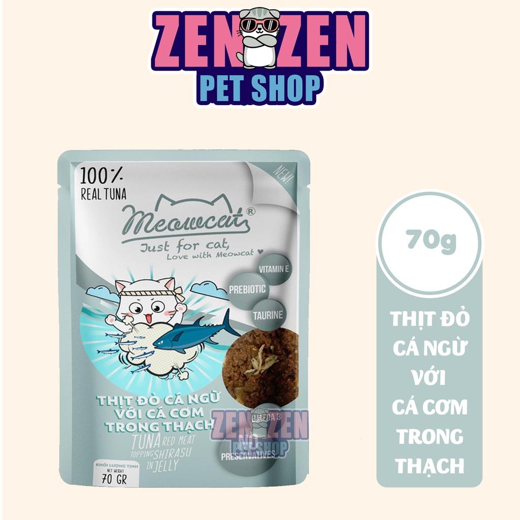 Thùng Pate cho mèo Meowcat 48 gói x 70g