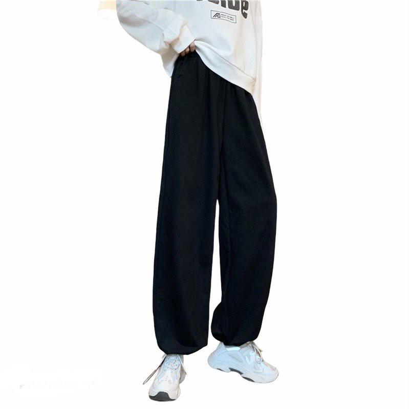 Quần sweatpants ( Jogger nỉ ống bom ) kiểu dáng unisex nam nữ