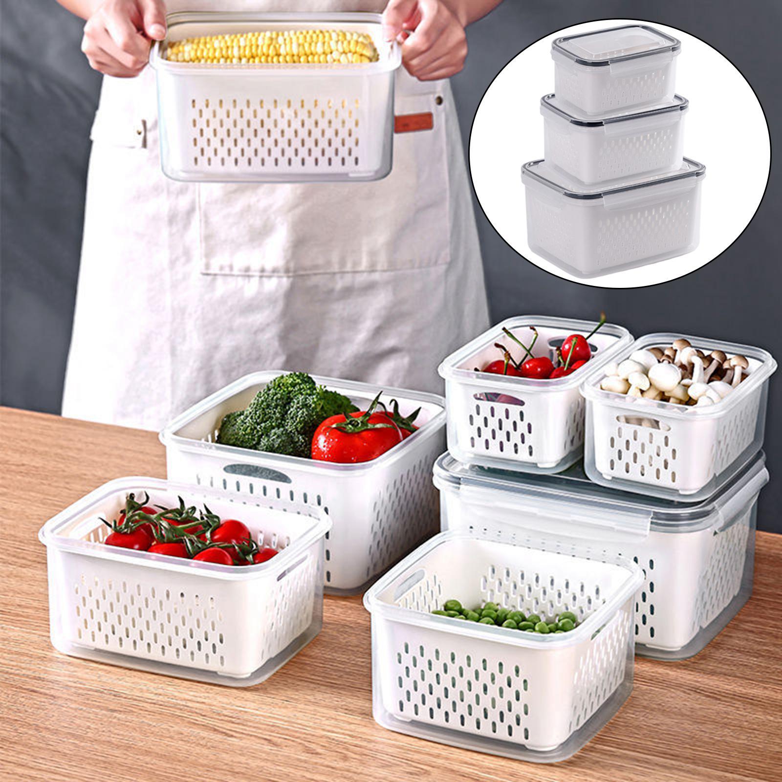 3-Pack  Storage Containers Set Leak  Meal Prep Container