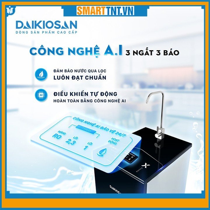 Máy lọc nước RO Daikiosan X-Guard DSW-32010M in 2D - Hàng Chính Hãng