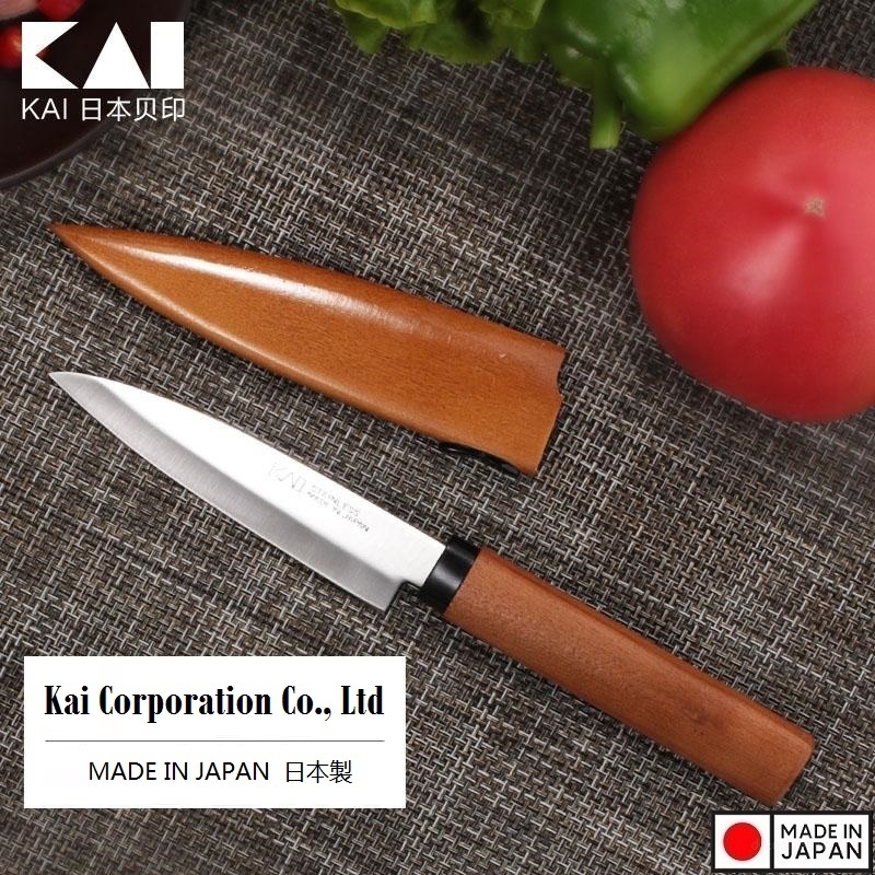 Dao gọt hoa quả có nắp đậy Kai - Hàng Nội Địa Nhật Bản nhập khẩu