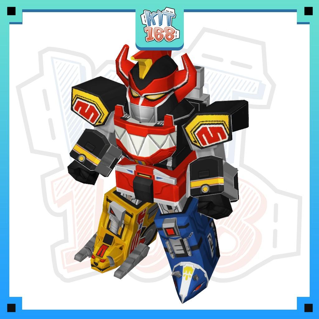 Mô hình giấy Anime Chibi Megazord - Power Rangers