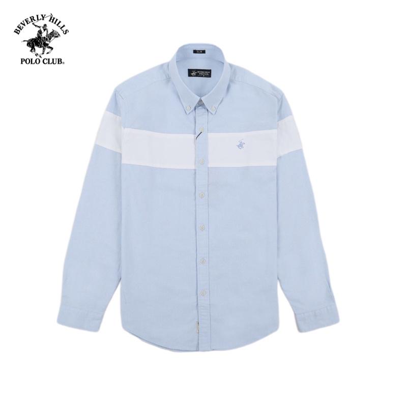 Áo sơ mi Dài tay Nam Beverly Hills Polo Club Slimfit Xanh CMSLS20TL014