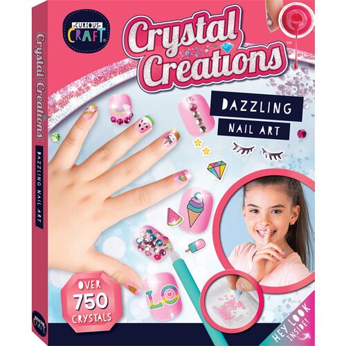 Curious Craft Cristal Creations: Dazzling Nail Art