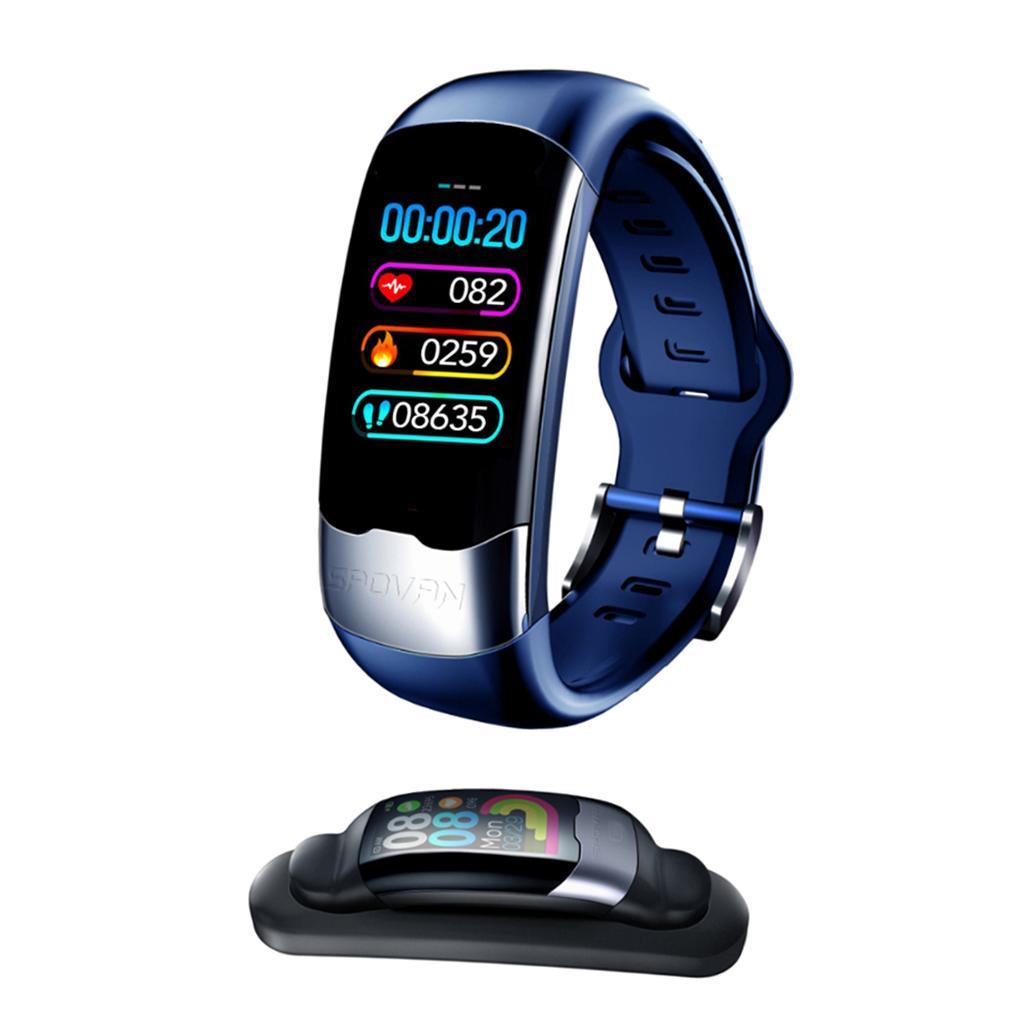 H02 Sport Fitness Tracker M4 Smart Heart Rate Monitor Wristband Blue