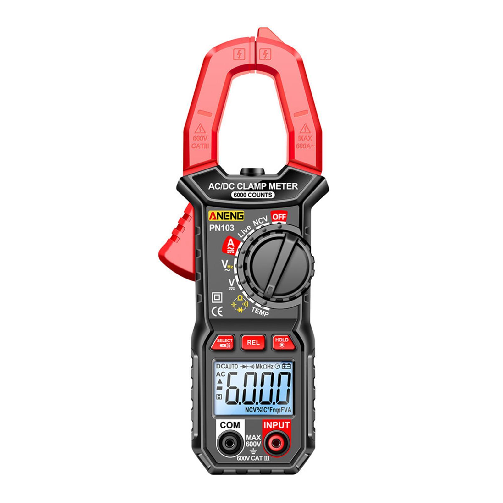 Digital Clamp Meter  DC Current Professional Multimeter 6000 Counts