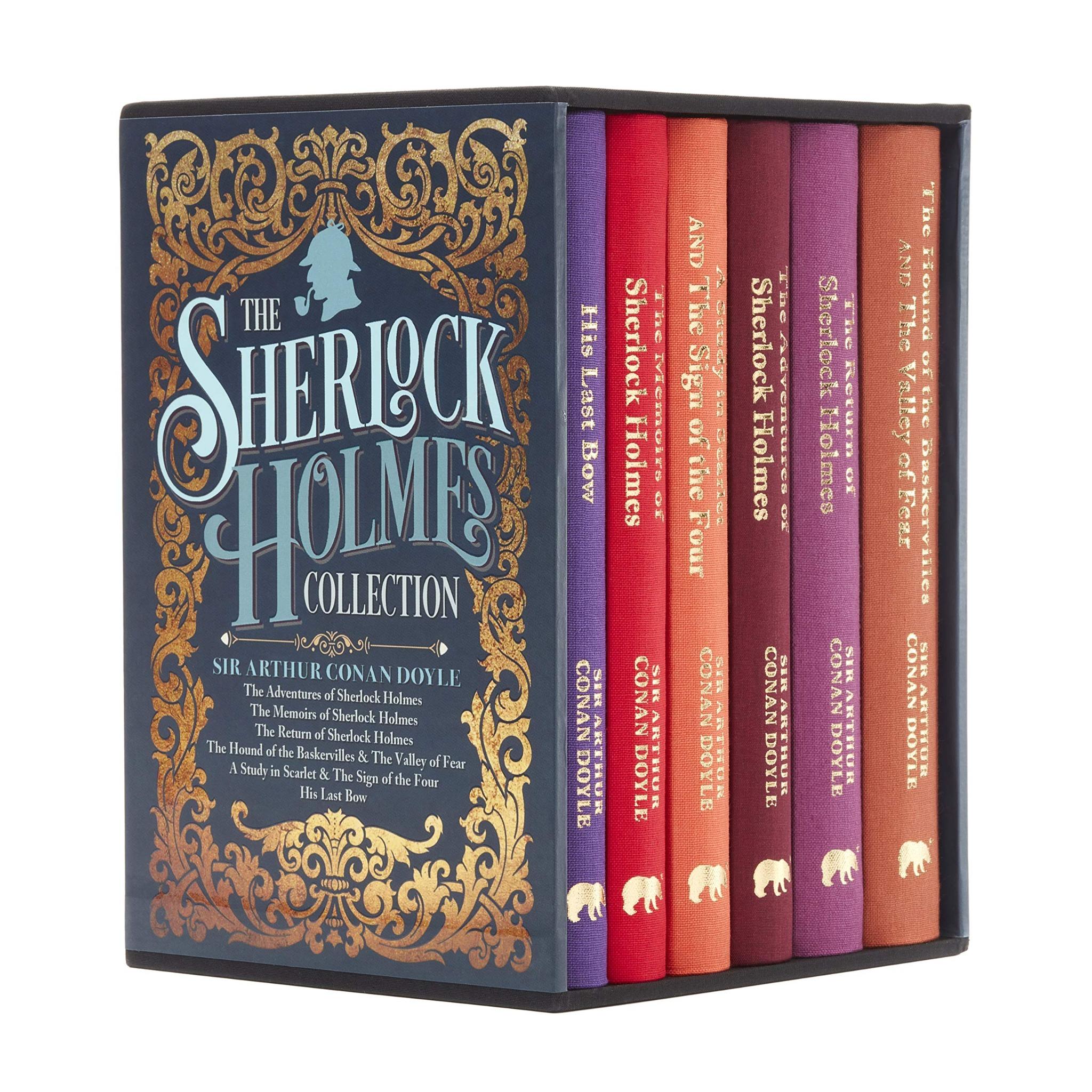 Sách văn học thiếu nhi tiếng Anh - Sherlock Holmes Deluxe Hardback Collection 6 Books Box Set