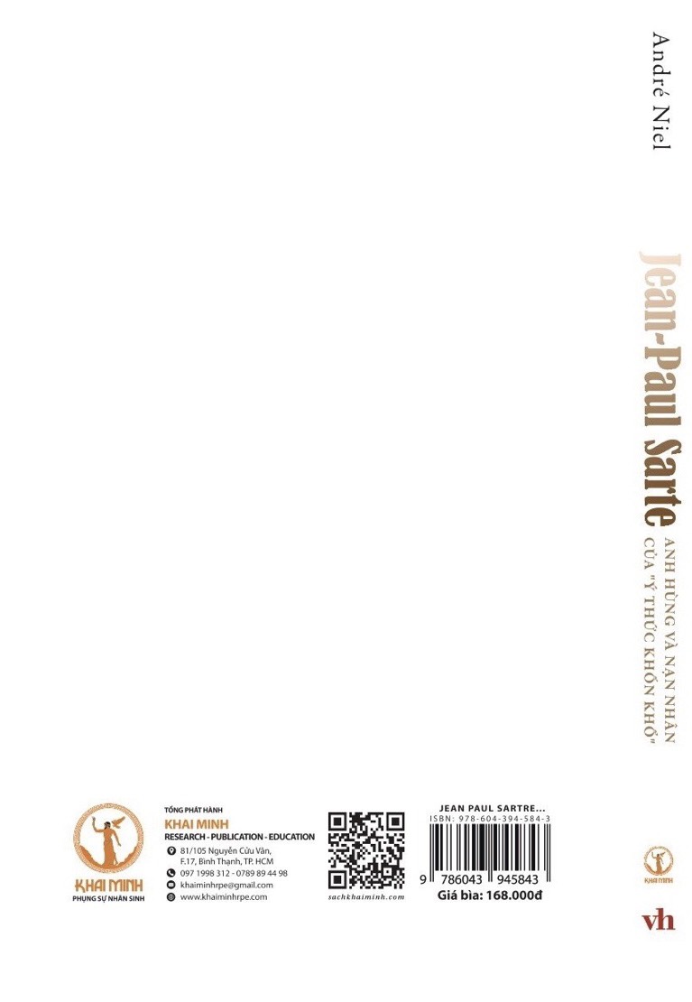 Jean-Paul Sartre - Anh Hùng Và Nạn Nhân Của &quot;Ý Thức Khốn Khổ&quot; - Tác giả André Niel - Tôn Thất Hoàng dịch - (bìa mềm)