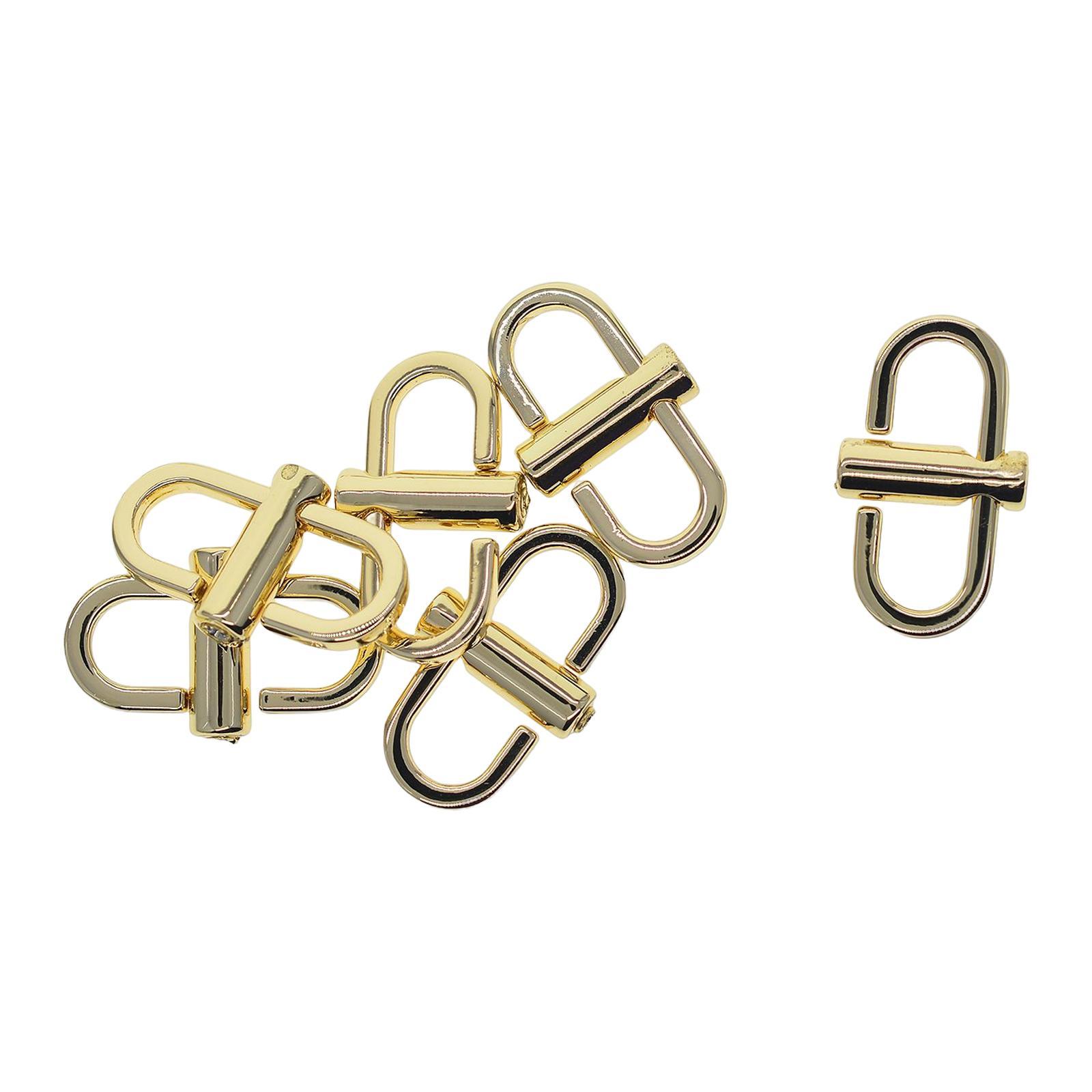 Bag Hooks Clips Hardware Hand DIY 6Pcs Golden 6Pcs Golden