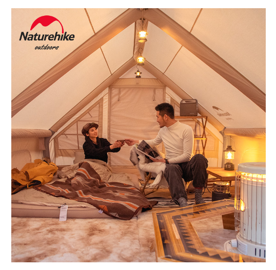 Lều cắm trại Glamping 6-8 người khung bơm hơi Naturehike NH20ZP010