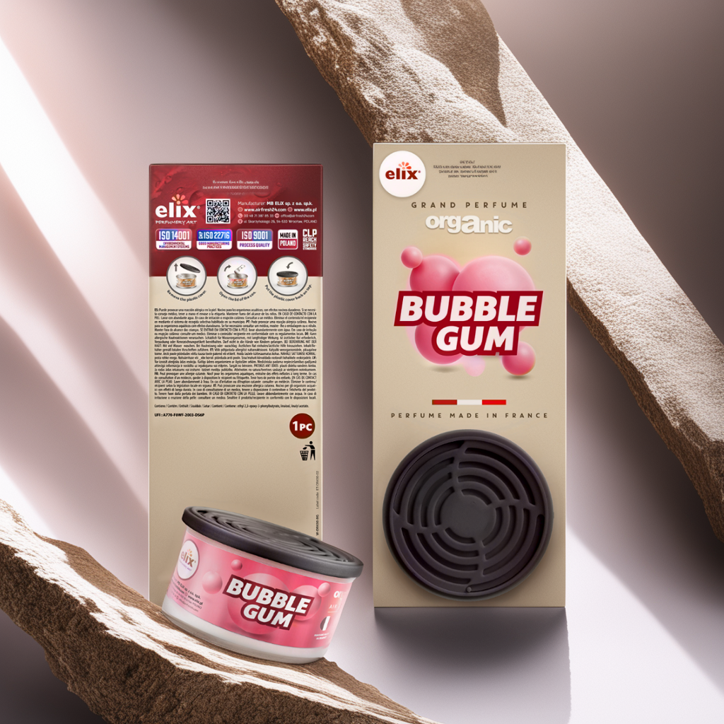 Sáp Thơm  để Taplo Ô tô Elix - Hương Bubble Gum (Kẹo gum)