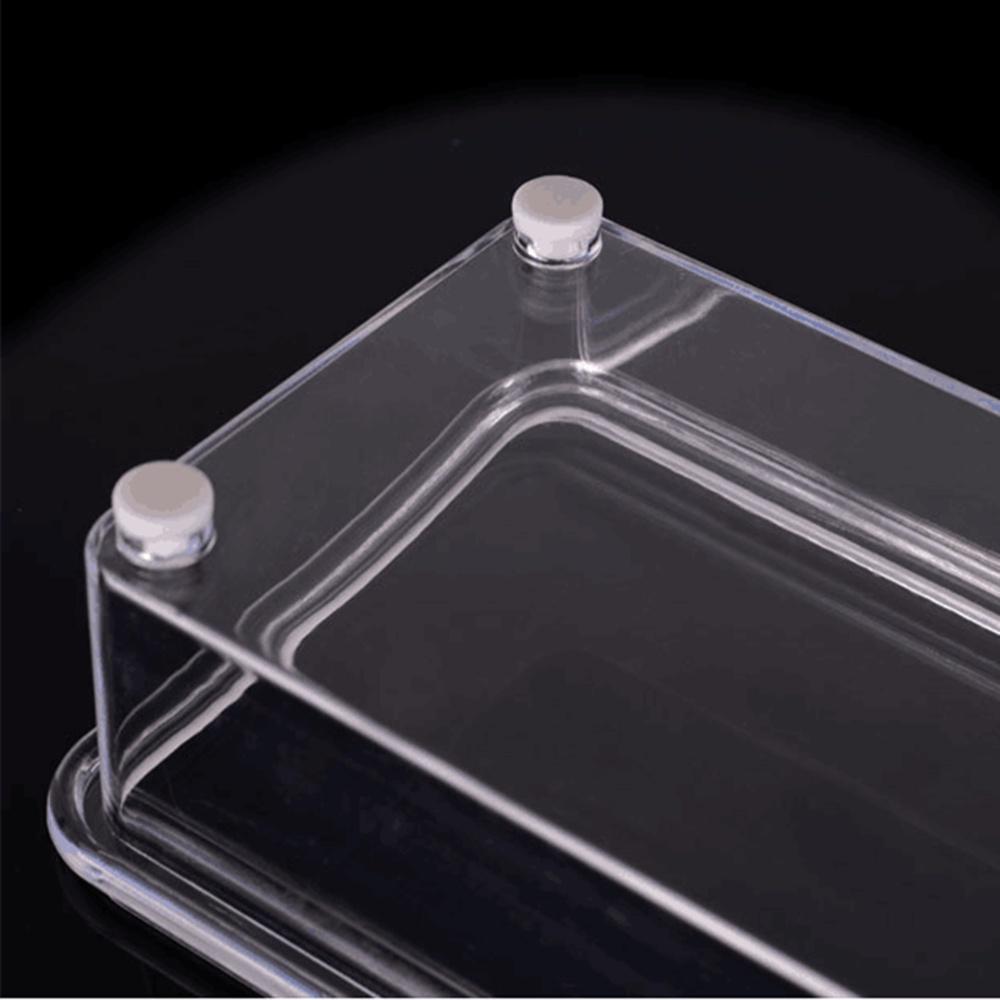 Giá đựng gia vị trong suốt - 4 Hộp đựng gia vị acrylic - Lọ đựng gia vị lưu trữ - kèm nắp và thìa