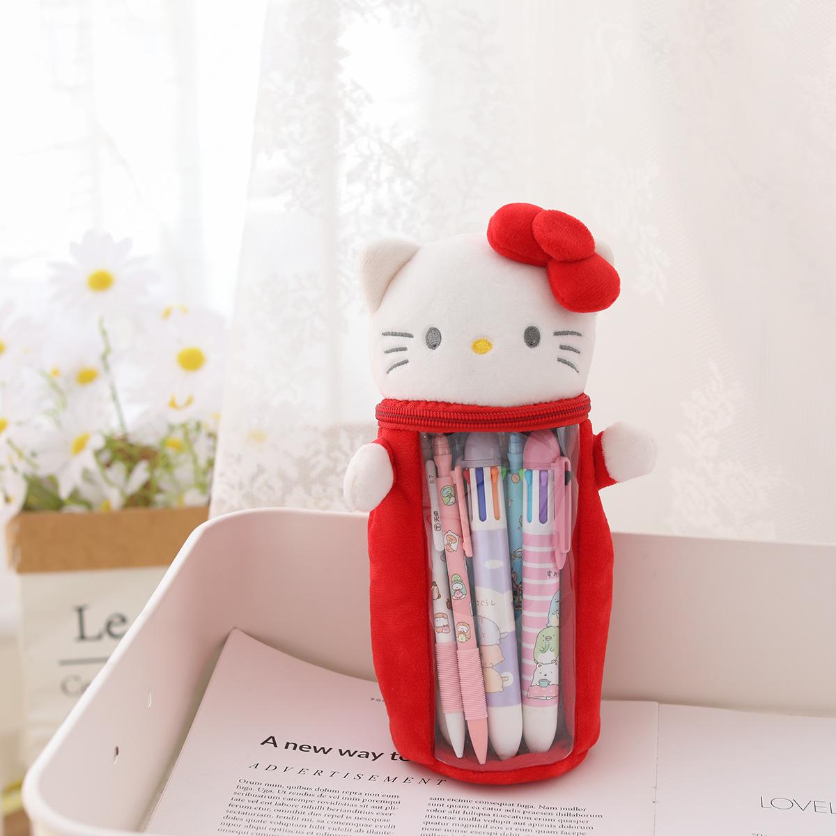 Sanrio Hello Kitty Sang Trọng Đựng Bút Nữ Nổi Tiếng Cậu Bé Giai Điệu Trong Suốt Túi Đựng Quà Tặng