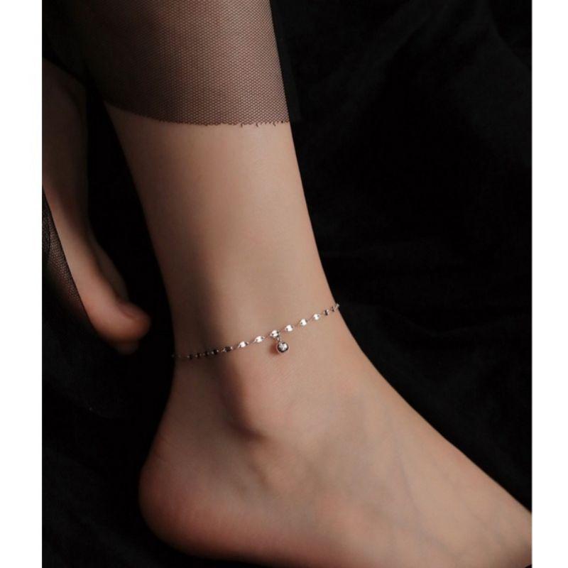 Lắc Chân phối chuông bạc cao cấp YN JEWELRY