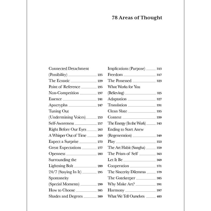 The Creative Act: A Way of Being