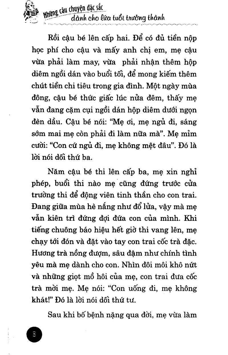 Những Câu Chuyện Đặc Sắc Dành Cho Lứa Tuổi Trưởng Thành - Tập 2