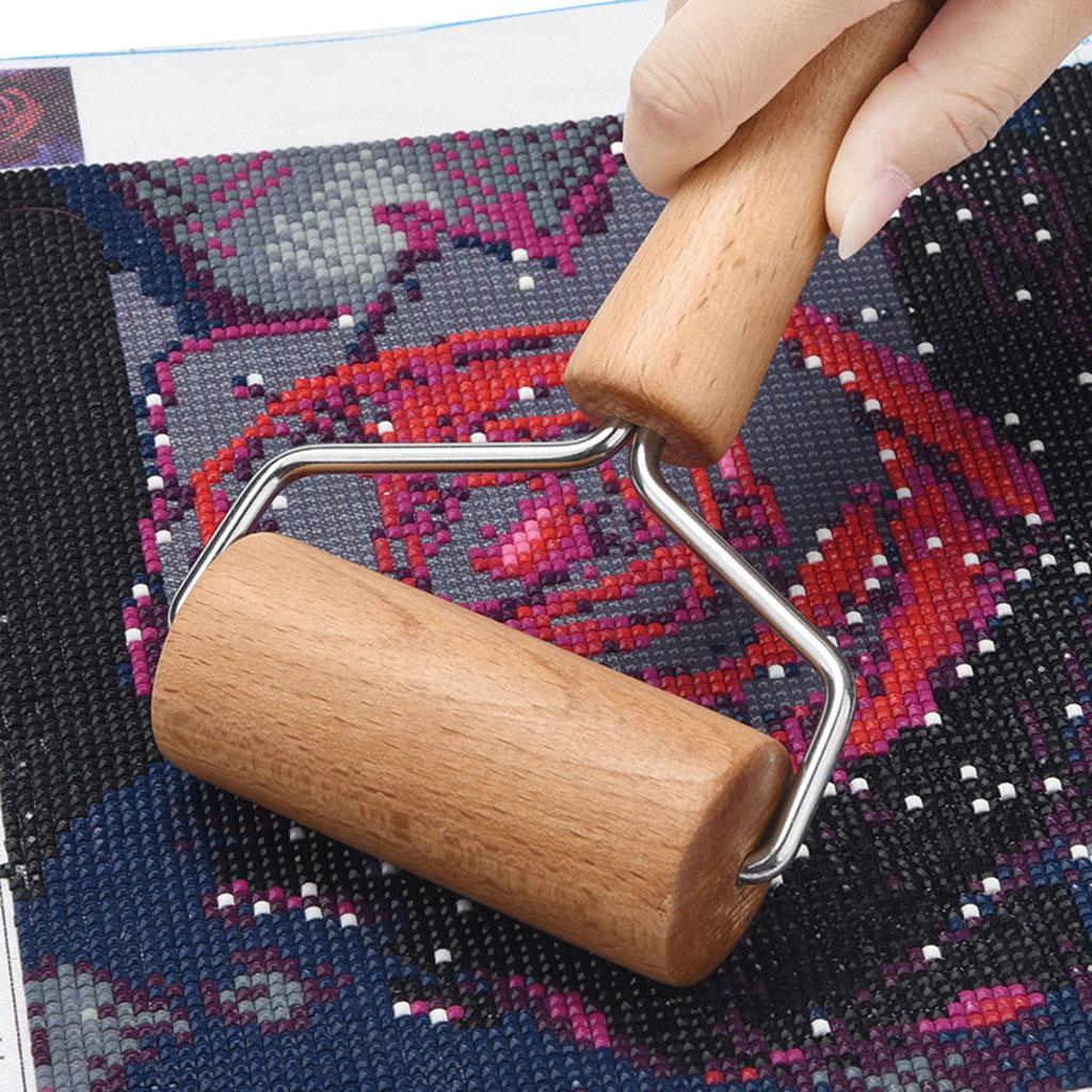 Wooden Roller for DIY 5D  Tool by Number Kits for Kids Adult
