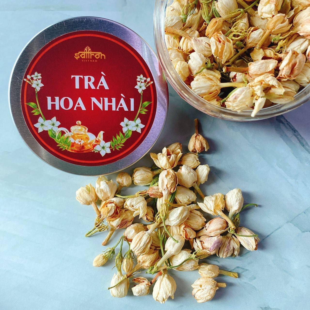 Nhụy Hoa Nghệ Tây Saffron Bahraman Combo 5 hộp 1gram/hộp Tặng hoa nhài 8gr