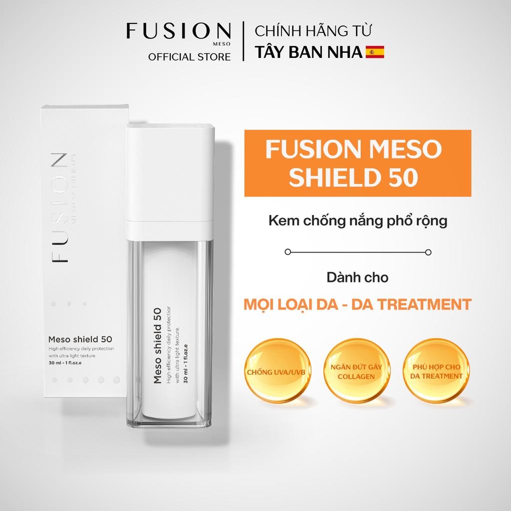 Kem chống nắng phổ rộng Fusion Meso Shield 50 30ml