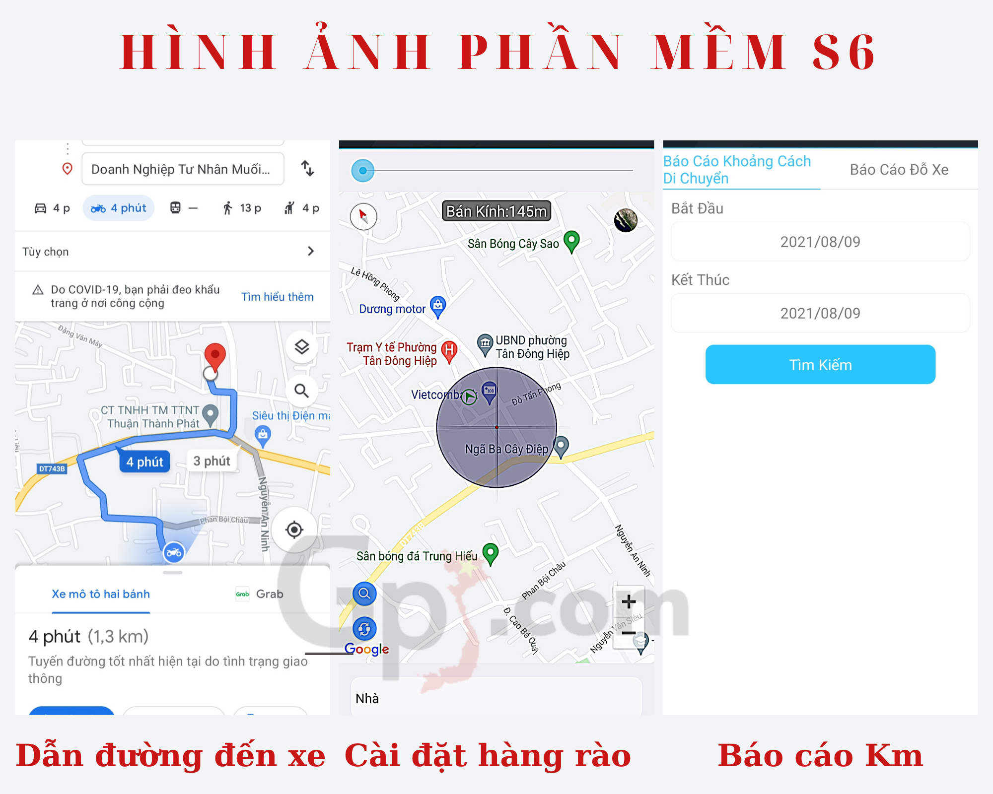 Định vị xe máy, ô tô S6 4G kích thước nhỏ gọn phần mềm tiếng Việt , định vị chính xác vị trí xe qua App