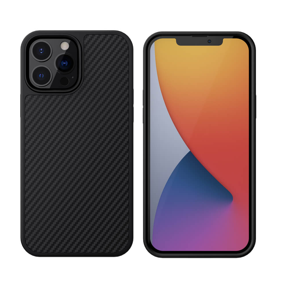 Ốp lưng chống sốc siêu mỏng cho iPhone 13 Pro chất liệu vân carbon cao cấp hiệu Nillkin Synthetic fiber - hàng nhập khẩu
