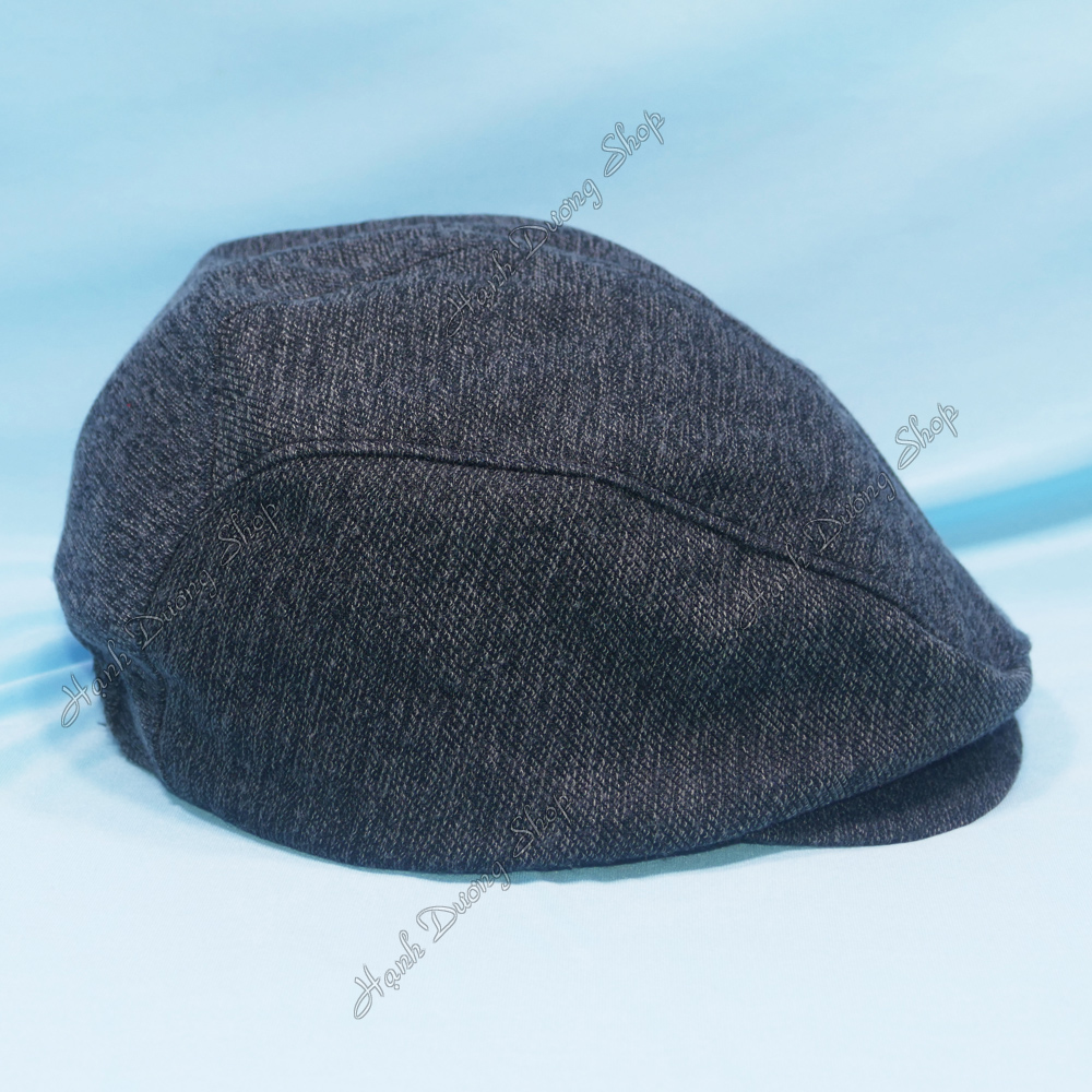 Mũ beret nam mỏ vịt dành cho người lớn tuổi, thiết kế mỏ vịt cụt, bít đuôi độc đáo, chất liệu vải nỉ mềm mại sang trọng - Hạnh Dương