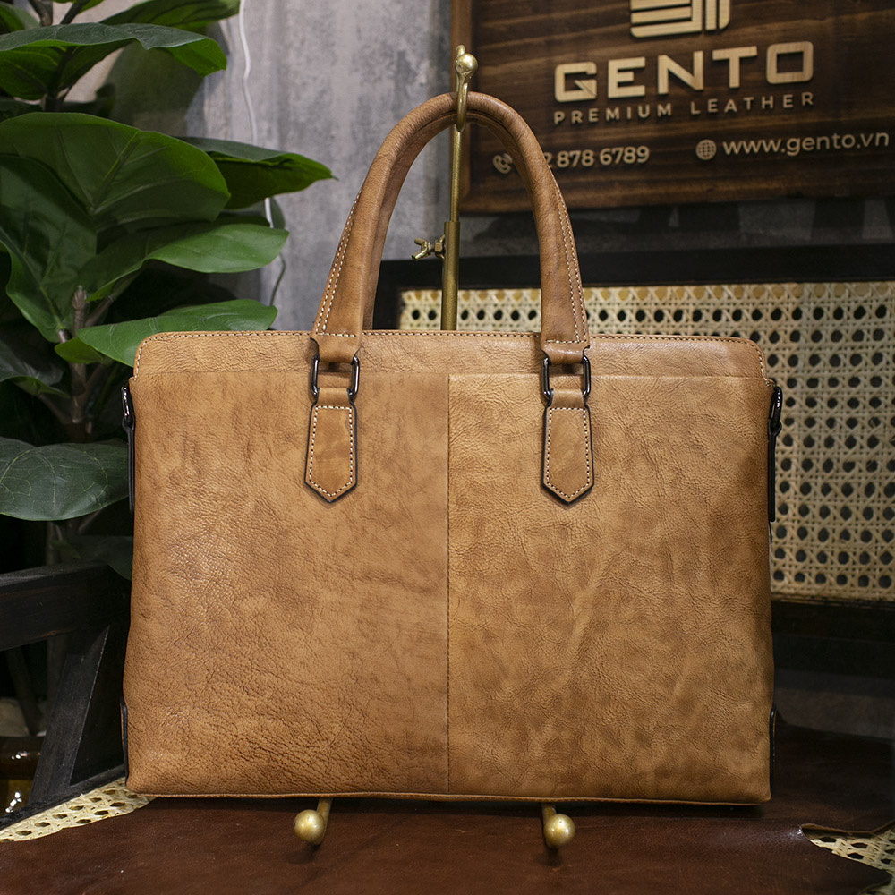 Cặp da công sở nam cao cấp Gento G626