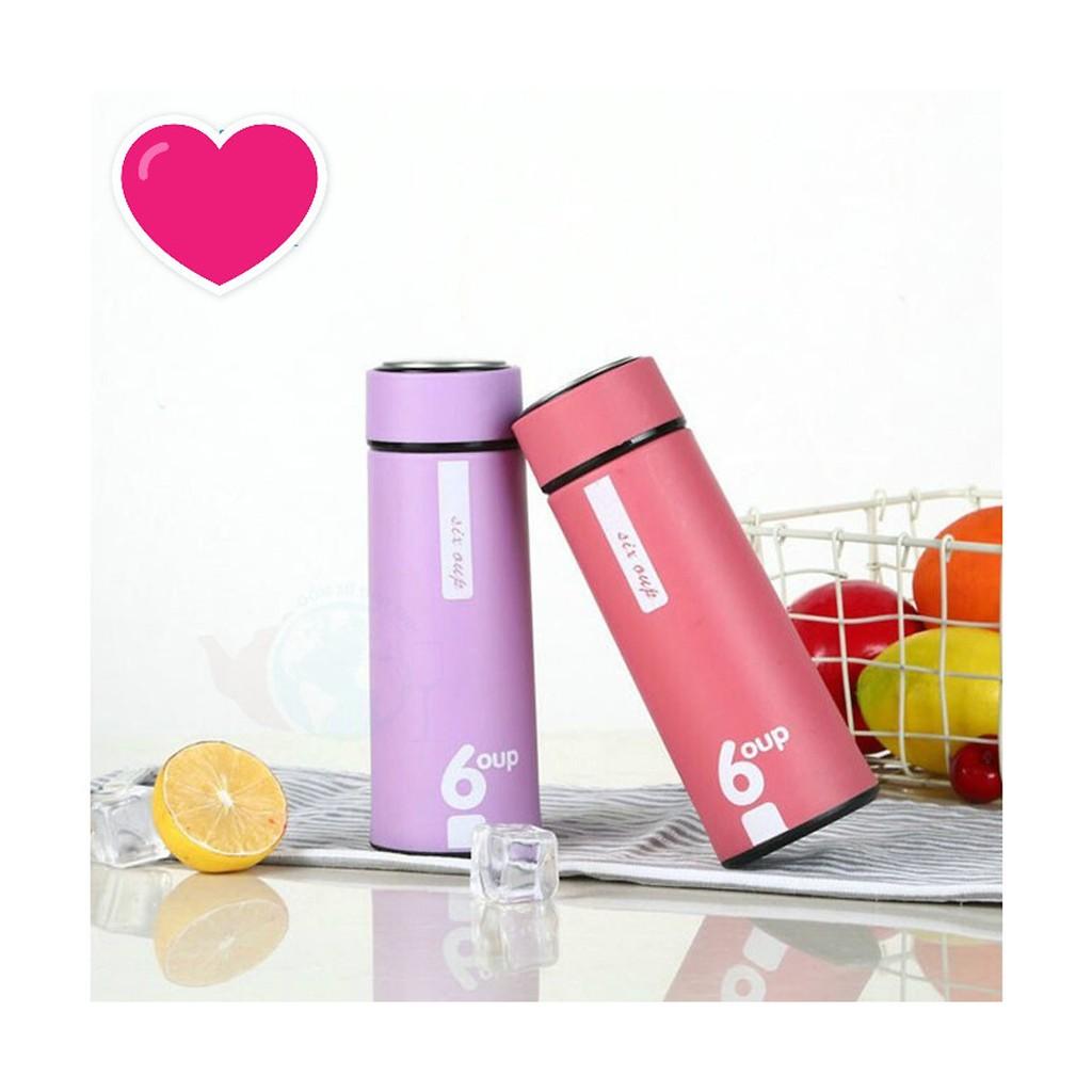 Bình Giữ Nhiệt Lõi Thủy Tinh Chống Nóng 6 Oup Siêu Bền Đẹp 450ml