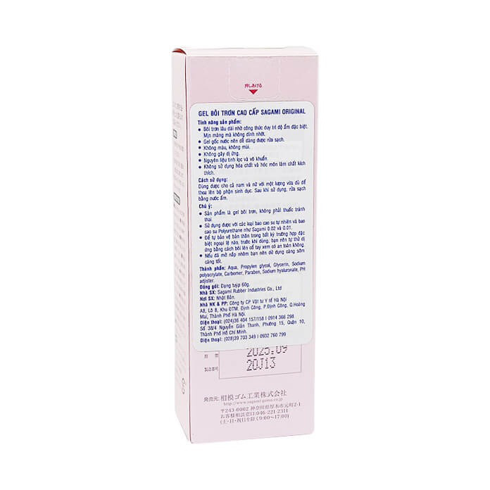Gel Bôi Trơn Sagami Original - Trong Suốt - Không Màu - Không Mùi - 100% Nhập Khẩu Nhật Bản - Che Tên Sản Phẩm
