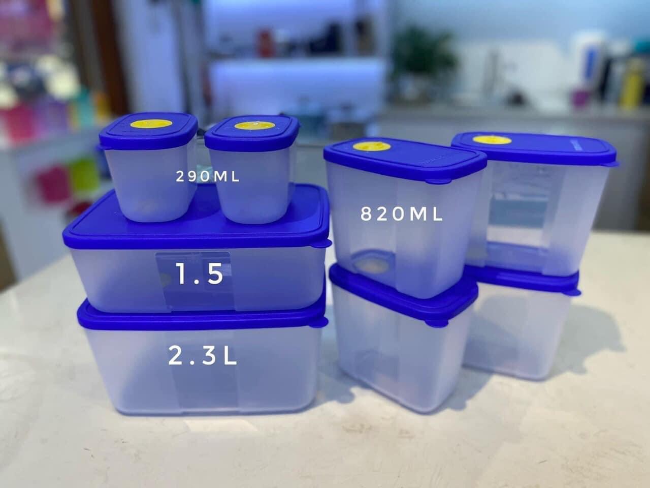 Bộ Hộp Tupperware Trữ Đông và Mát Modern Set 16 Hộp