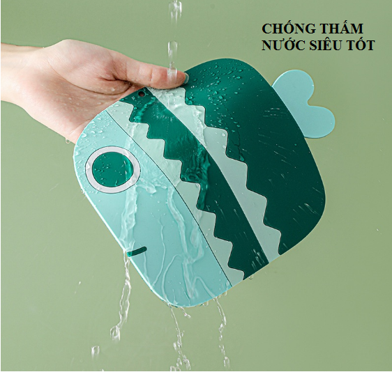 Miếng lót nồi hình Cá silicon chịu nhiệt tốt, Combo 4 miếng lót bằng PVC mềm chống trượt, siêu tiện dụng-GD507-LNoi-Ca