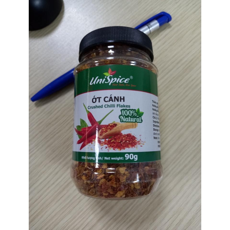 Ớt cánh UniSpice (lọ) 90gr - Ớt cánh chất lượng cao, cay, thơm