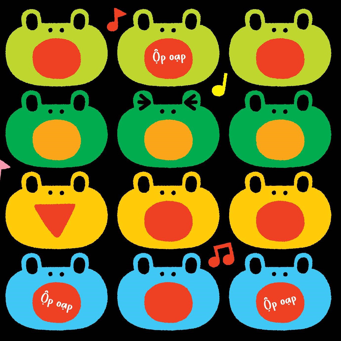 Sách - Ộp oạp, ộp oạp! Màu xanh - Mình cùng vui chơi nhé!