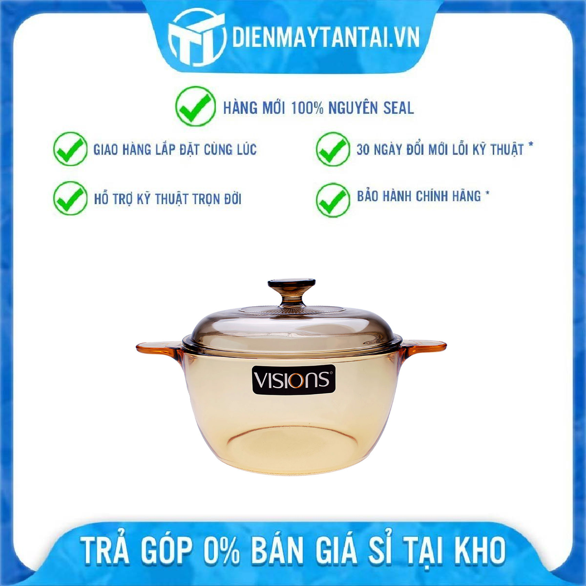 Nồi Thủy Tinh Visions VS-2.5 (2.5L)