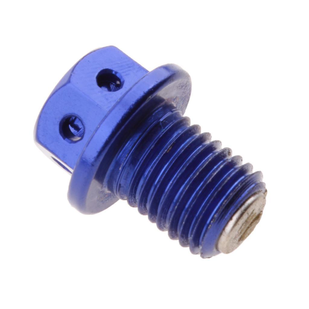 Blue Engine Oil Drain Plug Nut Screw Repair for Dirt Bike ATV