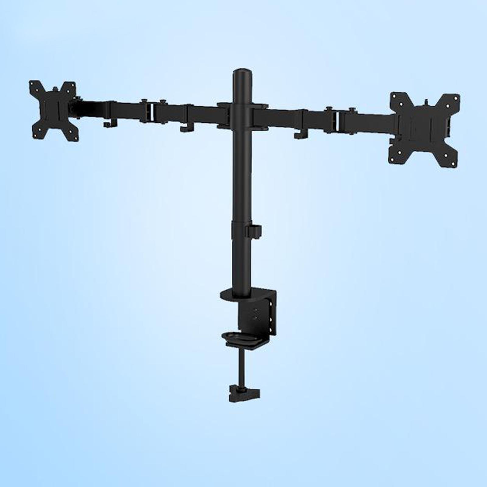 Dual Monitor Desk Mount Stand Computer Monitor Arm Mount for 2 LCD Screens