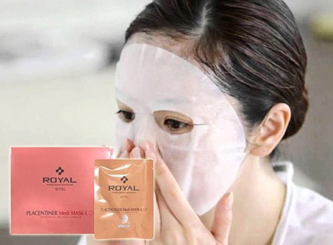 MẶT NẠ NHAU THAI ROYAL PLACENTINER Medi MASK-L - ĐỈNH CAO CỦA DƯỠNG ẨM, DƯỠNG TRẮNG VÀ CHỐNG LÃO HOÁ