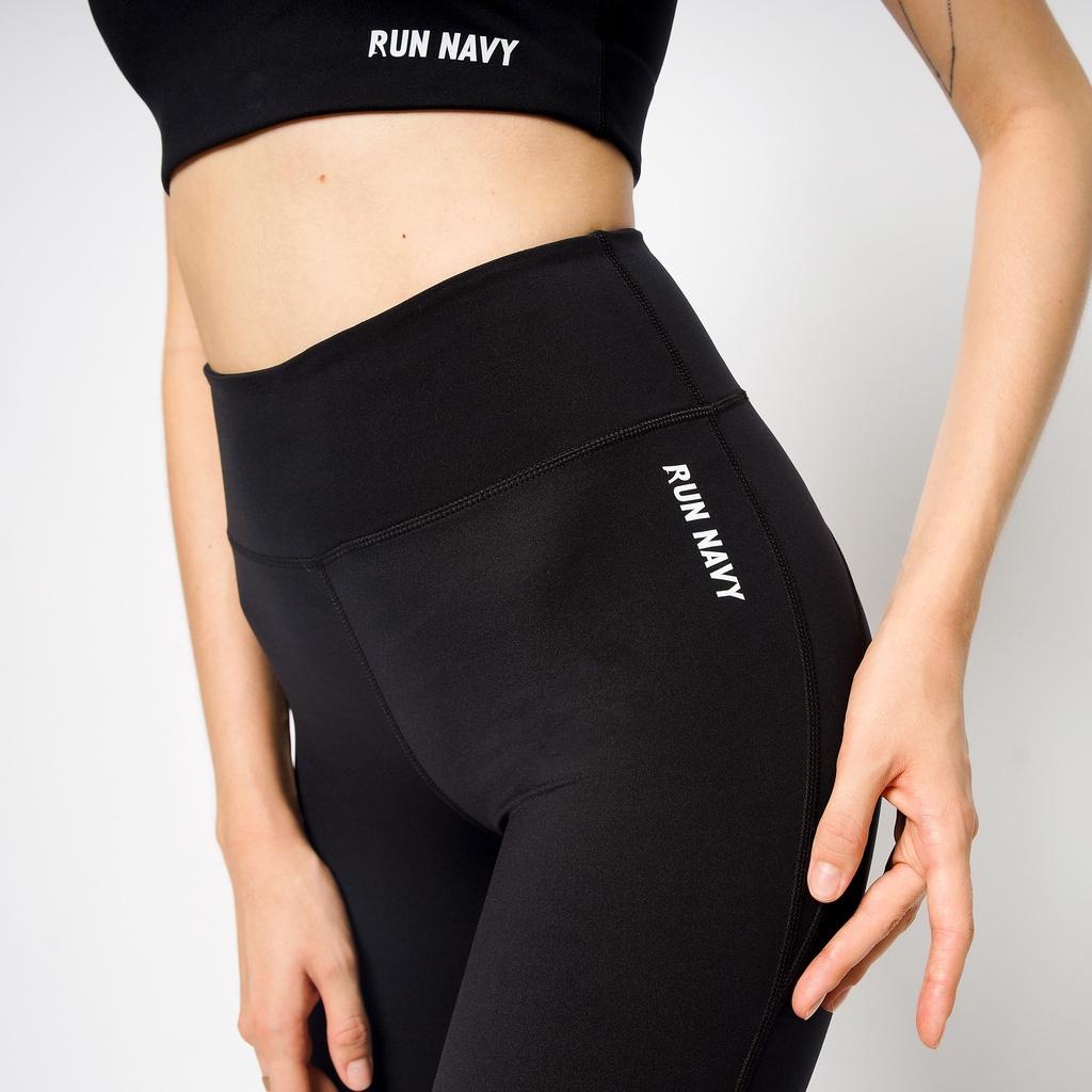 Quần tập gym yoga nữ cạp cao Runnavy by Carasix WLF65, quần legging nữ nâng mông tôn dáng