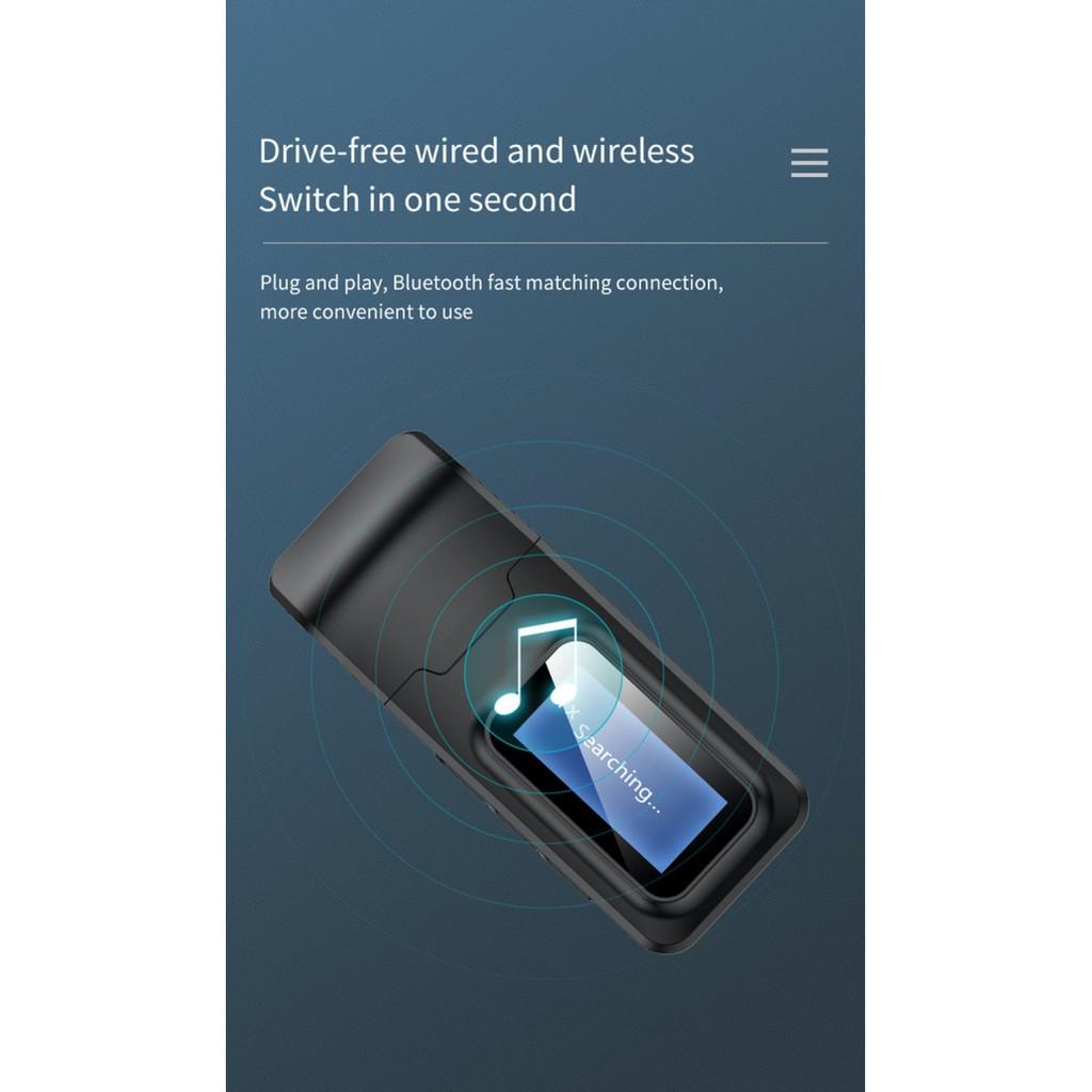 Bluetooth 5.0 LCD AUX 3.5mm