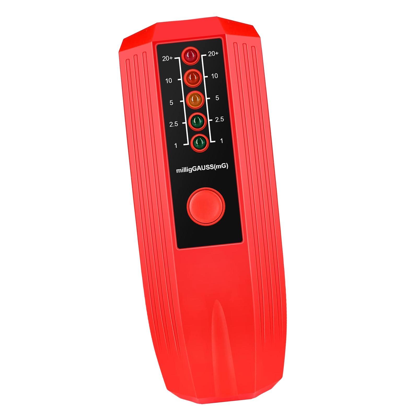 EMF Tester Testing Tool Portable Digital EMF Monitor with LED Indicator Light for Household Measuring Equipment Office Electromagnetic Field