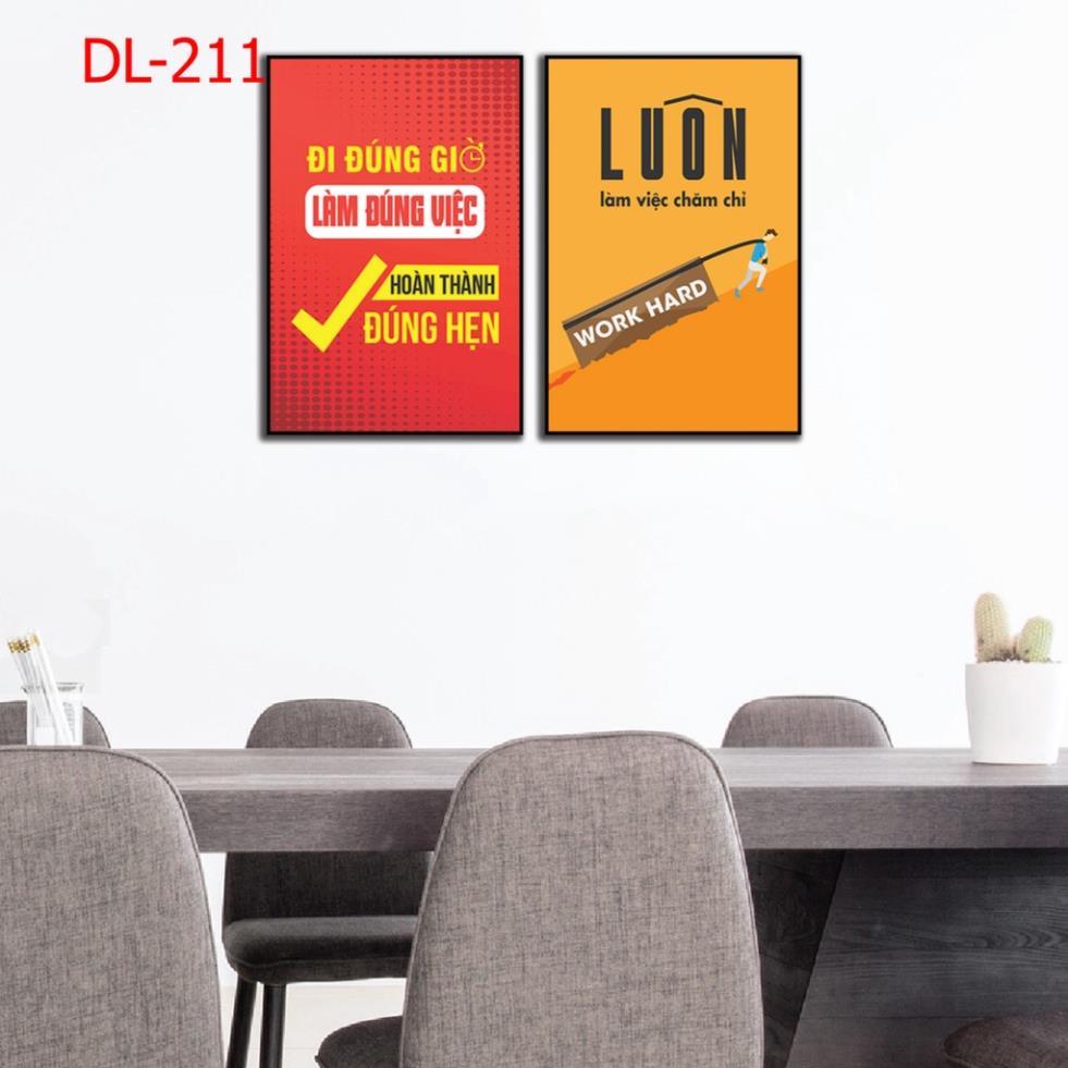 Tranh động lực, treo phòng họp, văn phòng, tranh chữ treo tường, tranh slogan tạo cảm hứng làm việc