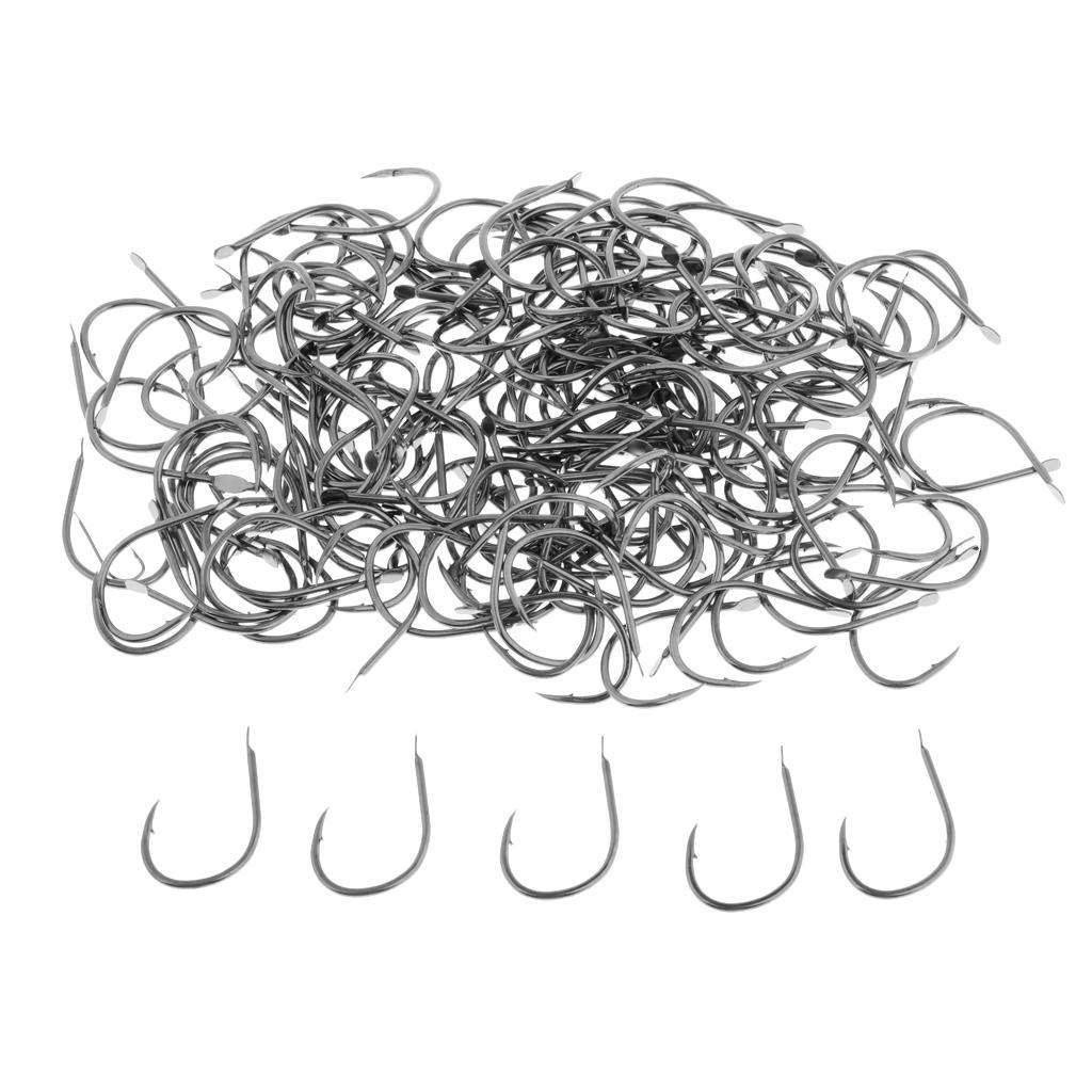 5 Boxes Fishing Hooks With Barbed Crab Hooks Outdoor Sports