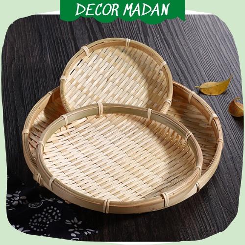 Mẹt Tre Tròn 14-16-18cm mẹt đựng đồ ăn Nhật Bản,hạt hướng dương, đồ ăn vặt quán cafe - MADAN