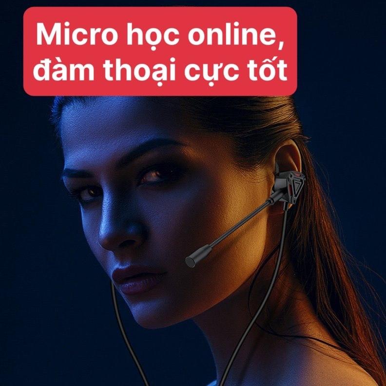 Tai Nghe Gaming Có Dây Mic PC laptop máy tính điện thoại android type-c 3.5mm microphone thu âm chơi game học online