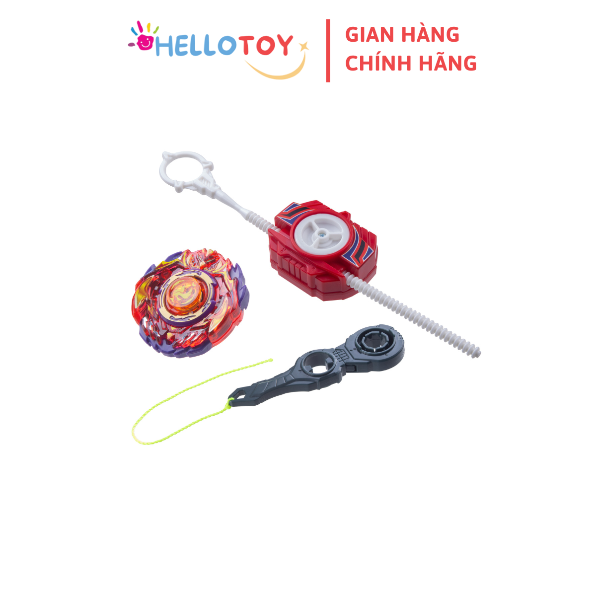 Đồ Chơi Con Quay CHARGING TOP SPINNER Lumiere Hawk (Kèm Bệ Phóng) - Hellotoy